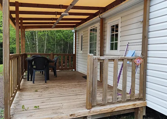 Mobil Avec Terrasse - 3 Pers. - Api-1-52-2025 *